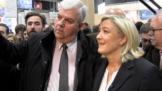 Conférence de presse Marine Le Pen au Salon Agriculture 2014 [upl. by Airetnahs903]