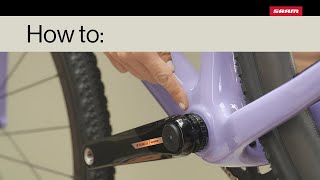 SRAM Road AXS  How to Install a Spindlebased Power Meter [upl. by Eibocaj576]