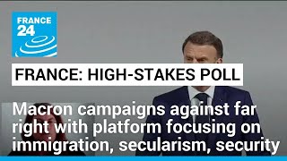 Emmanuel Macron appeals to French electorate with clear lurch to the right • FRANCE 24 English [upl. by Anele793]