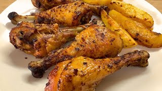 Air Fryer Spicy and Crispy Chicken Drumsticks [upl. by Gabie827]