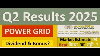 POWERGRID Q2 results 2025  POWERGRID results  POWERGRID Share News POWERGRID Share dividend [upl. by Otrebtuc526]