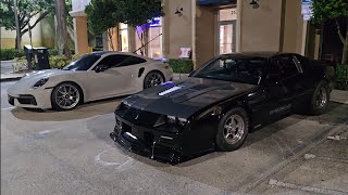 1987 Chevy Camaro IROCZ LS7 Swap 93 vs 2024 Porsche 911 Turbo S [upl. by Jairia859]