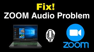 How to Fix Audio Problem in Zoom Meetings PCLaptop [upl. by Muriel386]