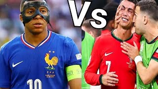 coupe dEurope 2024 Ronaldo en Larme son pays est qualifié contre la France [upl. by Arihsay440]