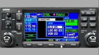 GNS430 Automatic Radio Tuning [upl. by Kirbie374]