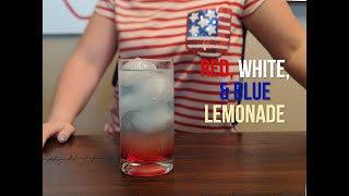 Mocktails Red White amp Blue Lemonade [upl. by Etiuqal]