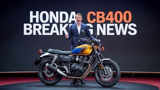 2025 Honda CB 400 – The Ultimate Blend of Retro Style amp Modern Powerhonda hondacb400 [upl. by Ilecara]