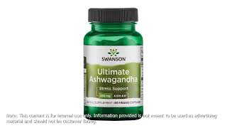 Swanson Premium Full Spectrum Ashwagandha [upl. by Ayalat]