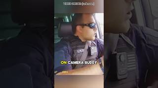 Road Rager Brake Checks Cop amp Regrets It Immediately [upl. by Trinidad954]