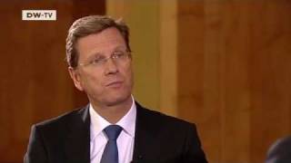 Guido Westerwelle German Foreign Minister  Journal Reporter [upl. by Alitha98]