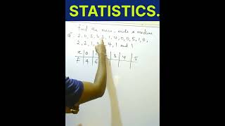 Statistics How to find the mean mode and median of ungrouped data [upl. by Aria]