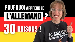 🇩🇪 Pourquoi apprendre lallemand  30 vraies bonnes raisons à découvrir  🇩🇪🌟 [upl. by Octavla]