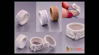 How To Make A Metal Clay Ring With The RingMaster System [upl. by Nyleda]