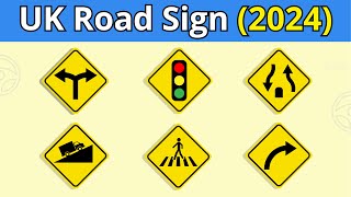 Road and Traffic signs theory practice  Theory Test 2024 UK [upl. by Biggs]