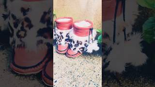 Watch us make some Infant Mukluks 🤗 moccasins mukluks diy leopard metis [upl. by Campbell909]