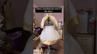 How to make Frieren’s skirt with pockets cosplay anime sewing tutorial howto frieren skirt [upl. by Zeitler676]