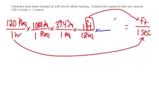 Convert speed in kmhr to ftsec [upl. by Eiryt20]