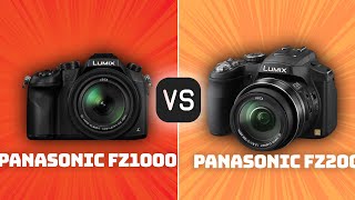 Panasonic FZ1000 vs Panasonic FZ200 Which Camera Is Better With Ratings amp Sample Footage [upl. by Narih]