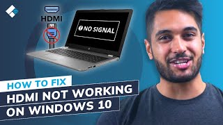 How to Fix HDMI Not Working on Laptop Windows 10 5 Methods [upl. by Yenahc]