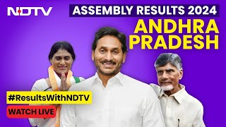 Andhra Pradesh Assembly Election Results 2024 LIVE  Andhra Pradesh Election Results  NDTV 24x7 [upl. by Charleen]