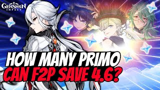 How Many Primogems Can You Save In Patch 46  Genshin Impact [upl. by Aisinut]