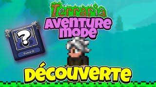 JE DÉCOUVRE LE MODE AVENTURE DE TERRARIA  je mattendais pas a ca [upl. by Eidroj]