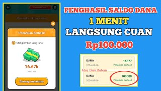 Baru Rilis  Apk Penghasil Saldo Dana Gratis Tanpa Undang Teman  Cara Menghasilkan Uang dari Hp [upl. by Cece]