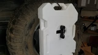 Building a rotopax spare tire mount for my geo trackers [upl. by Fielding]