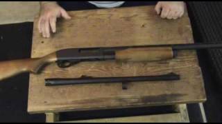 How to change shotgun barrels on the Remington 870 Express Super Magnum [upl. by Arriec]