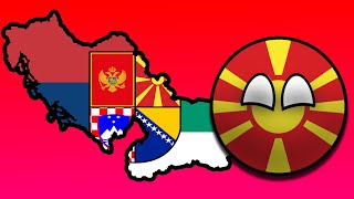 Forming Balkan Slavic Union in Age of History 2 as North Macedonia  Countryball UWUT Engine MOD [upl. by Arica]