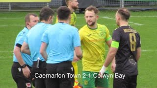 Caernarfon Town 21 Colwyn Bay highlights [upl. by Trini308]