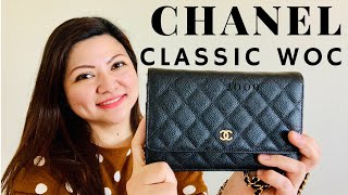 Chanel WOC Review  Classic Wallet on Chain in Caviar amp Gold Hardware chanel chanelwoc [upl. by Aggappora]