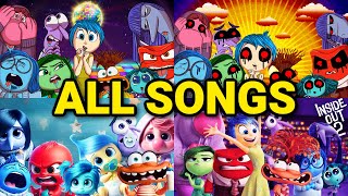 ALL Inside Out 2 Songs And Animated Music Videos [upl. by Ahsiekim940]