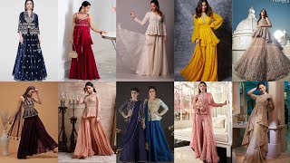 Top 42Latest Peplum Style Blouse Designs For Sarees and Lehengas 2024 [upl. by Gnehp]