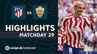 Resumen de Atlético de Madrid vs UD Almería 21 [upl. by Joela4]