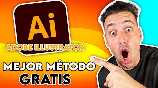 ✅Como DESCARGAR e INSTALAR ILLUSTRATOR GRATIS🏆  MEJOR MÉTODO 100 RÁPIDO Y FACIL [upl. by Enitsyrhc]