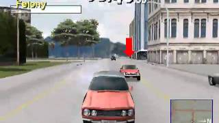 DRIVER 2 Walkthrough  35  Chase the Gunman Only 25 Seconds [upl. by Johnathon]