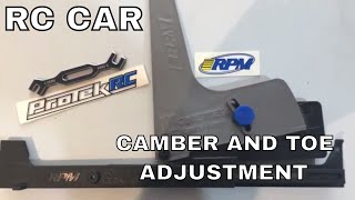 HOW TO SET YOUR RC CARS STEERING USING RPM CAMBER AND TOE GAUGE FOR YOUR TRAXXAS LOSI B64 BUGGIES [upl. by Ammadis]