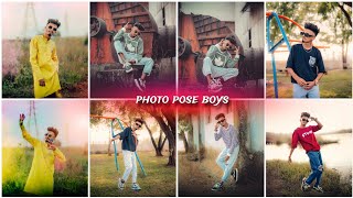 New Style Pose Photoshoot Boy  Dslr Camera Ka Photo Pose New  Photography Pose Style [upl. by Attikram760]