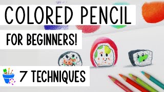 Colored Pencil Techniques for Beginners  Using Prismacolor Pencils [upl. by Harrington349]