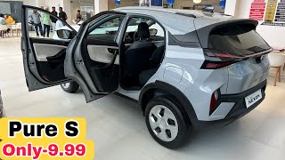 Tata Nexon Pure S 2024  Nexon Base model Sunroof Features Price Interior  Nexon RealLifeReview [upl. by Otaner]