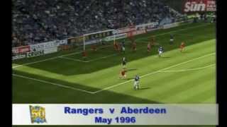 Gascoigne hatrick v Aberdeen 1995 [upl. by Ietta]