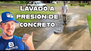 Cómo Lavar a Presión el Concreto ¿Pretratamiento Postratamiento o Sin Tratamiento [upl. by Riggins]