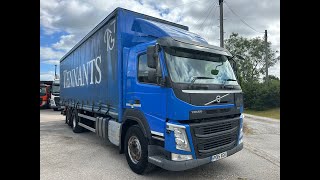 FOR SALE Volvo FM 410bhp 6x2 Day cab curtainsider [upl. by Enilraep669]