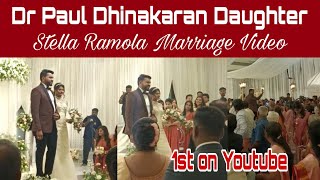 Stella Ramola Marriage Video  Dr Paul Dhinakaran  Shilpa Dhinakaran  Sharon Angel  Keba A [upl. by Ahtelahs51]