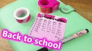 DIY Inspiration Challenge 120  Back to school diys 2017 Notizblock Evas Challenge [upl. by Noryd]