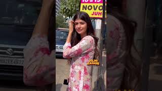 Ajini dhawan come at boot for voting🔥filmikahani celebrity bollywood ajinidhawan [upl. by Gaves6]