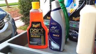 Meguiars Paint Protect amp Turtle Wax ICE Liquid Wax  7 Day Durability Test [upl. by Roselin]