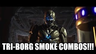 TRIBORG SMOKE COMBOS w RESET Mortal Kombat XL  Kombat Pack 2 Gameplay [upl. by Lani]