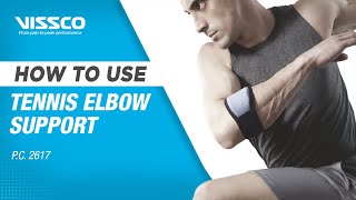 How to Wear amp When to use Vissco Tennis Elbow Support [upl. by Rosol]